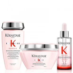 Kerastase Genesis zestaw do włosów grubych lub suchych | szampon wzbogacony, maska, serum 3236 - Zestawy kosmetyków damskich Kerastase Genesis zestaw do włosów grubych lub suchych | szampon wzbogacony, maska, serum 3236 - Zestawy kosmetyków damskich - miniaturka - grafika 1