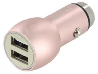 Ładowarki samochodowe - Evelatus Ładowarka samochodowa Evelatus ECC01 2xUSB Różowa A647-942EE_20180925102801 - miniaturka - grafika 1