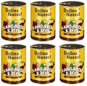 Mokra karma dla psów - Dolina Noteci Superfood Kangur i Wołowina 400g - miniaturka - grafika 1