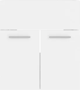 VidaXL Lumarko Zestaw mebli łazienkowych, biały, płyta wiórowa! 3071684 VidaXL - Meble łazienkowe - miniaturka - grafika 9