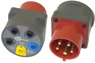 Kostki, złączki, wtyczki - Sonel AGT-32P Adapter gniazd trójfazowych 32A WAADAAGT32P - miniaturka - grafika 1