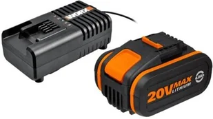 WORX WORX Akumulator 20V 4,0ah + ładowarka 2A WA3604 WX-WA3604 - Ładowarki do elektronarzędzi - miniaturka - grafika 4