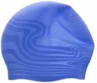 Pływanie - Vivo Czepek silikonowy Vivo B-1318 3-D niebieski - miniaturka - grafika 1