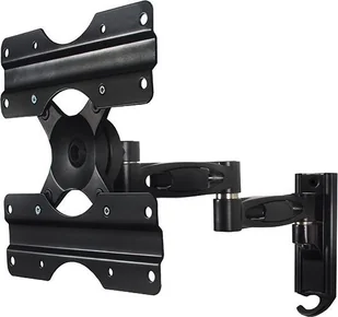 B-Tech BTV504/B ventry nachylenia i obracanym podwójne bransoletka-ścienny dżibuti-irmw andh do projektora (rozmiar wyświetlacz do 107 cm (42,1 cala), nośność 25 kg, 75 X 75 MM, 200 X 200 MM) Czarny BTV504/B - Uchwyty do telewizora - miniaturka - grafika 2