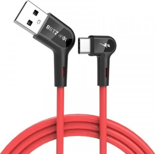 BlitzWolf Kabel Przewód Kątowy Usb-c Typ-c 3A 1,8m - Kable USB - miniaturka - grafika 2