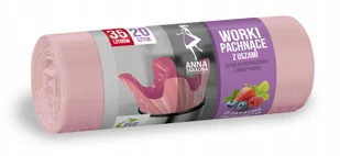 Anna Zaradna Worki na śmieci z uszami zapach Owocowy 35L 20szt - Worki na śmieci - miniaturka - grafika 2