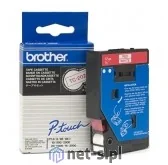 Brother TC202 do PT2000/5000 fol lam biała/Red 12m - Papier do drukarek - miniaturka - grafika 2