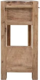 vidaXL Stolik typu konsola, 82 x 33 x 73 cm, lite drewno akacjowe - Konsole i sekretarzyki - miniaturka - grafika 5