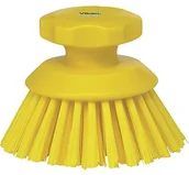 Miotły, szufle, mopy - Vikan vikan okrągła szczotka do dłoni, twarda, w pełni zgodny z HACCP, rożne. Kolory, żółty 38856 - miniaturka - grafika 1
