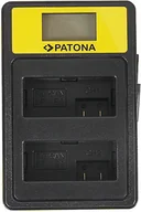 Ładowarki i akumulatory - PATONA Ładowarka podwójna Dual LCD USB do akumulatorów Canon LP-E8 141574 - miniaturka - grafika 1
