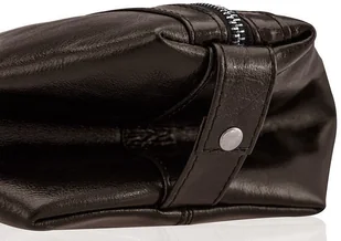 Kemer Elegancka skórzana kosmetyczka męska Brąz 9564-0 - Kosmetyczki, organizery i kuferki - miniaturka - grafika 5