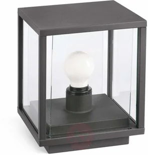 Faro Lorefar Sześcienny słupek oświetleniowy Nala ciemnoszary - Lampy ogrodowe - miniaturka - grafika 3