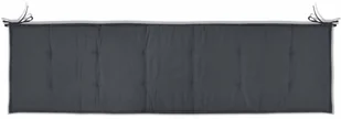 vidaXL Poduszka na ławkę ogrodową, antracytowa, 180x50x3 cm - Poduszki na krzesła - miniaturka - grafika 4