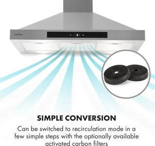 Klarstein CGCH3-Zelda-90Eco - Okapy kuchenne - miniaturka - grafika 7