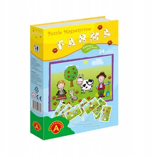 Alexander puzzle Zabawki magnetyczne Farma - GA-0759 - Układanki dla dzieci - miniaturka - grafika 3