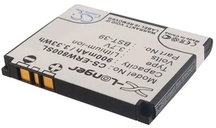 Cameron Sino Sony Ericsson W910i / BST-39 900mAh 3.33Wh Li-Ion 3.7V GC-BCE404 - Baterie do telefonów - miniaturka - grafika 2