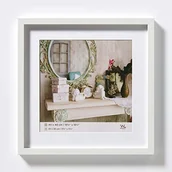 Ramki na zdjęcia - Walther Stockholm 3D drewniana rama 40 x 40 cm biała EA444W - miniaturka - grafika 1