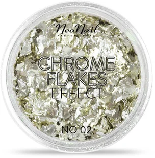 Neonail CHROME FLAKES EFFECT - Metaliczna folia do paznokci - 02 NEOFMDPA-DOPA - Lakiery do paznokci - miniaturka - grafika 2