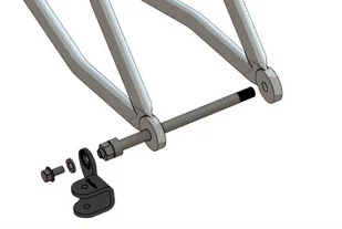 Qeridoo Sztywna Oś M12x1,0 adapter tylnego koła roweru ST-214 - Akcesoria rowerowe - miniaturka - grafika 7