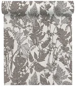 Tapety - Tapeta Floral Impression 377521 szara winylowa na flizelinie - miniaturka - grafika 1