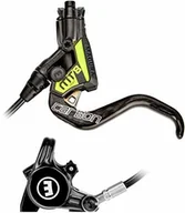 Hamulce rowerowe - Magura MT8 SL FM, 1 palcowa dźwignia węglowa HC, 1 sztuka układu hamulcowego, czarny/żółty, One Size - miniaturka - grafika 1