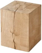 Deski i kantówki - Pniak kwadratowy 250 x 250 x 30 mm dąb - miniaturka - grafika 1