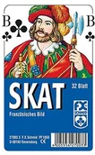 Gry karciane - Ravensburger 27003  Skat, francuski styl obrazu  etui na 32 arkuszy, przezroczysty - miniaturka - grafika 1