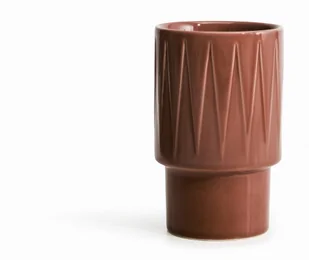 Sagaform kubek szary ceramika 0,4 l wys 13 cm SF-5018100 - Kubki - miniaturka - grafika 2