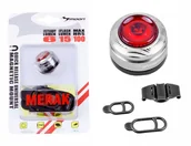 Lampki rowerowe - Moon Lampka Tył Merak Tryb dzienny Day Flash - miniaturka - grafika 1