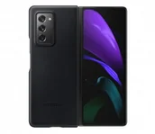Etui i futerały do telefonów - Samsung Leather Cover do Galaxy Fold2 czarny - miniaturka - grafika 1