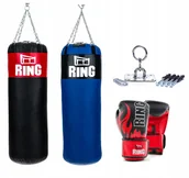 Worki treningowe - Worek Bokserski Treningowy Ring Zestaw Rękawice 6 - miniaturka - grafika 1