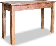 Konsole i sekretarzyki - vidaXL Stolik konsola lite drewno z odzysku 123 x 42 x 75 cm 244494 - miniaturka - grafika 1