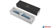 Pióra kulkowe - Parker Pióro kulkowe IM PREMIUM BLUE GREY CT 2143648 giftbox 2143648 - miniaturka - grafika 1