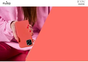 PURO Icon Cover do iPhone 11 Pro czerwony IPCX19ICONRED - Etui i futerały do telefonów - miniaturka - grafika 7