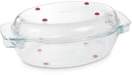 Brytfanny - Tescoma Owalna brytfanna z pokrywą GrandCHEF 35 x 21 cm, szklana - miniaturka - grafika 1