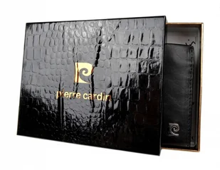 Pierre Cardin Portfel Męski Skórzany Skóra Licowa Poziomy Bez Zapięcia YS507.1 325 - Portfele - miniaturka - grafika 7