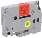 Etykiety do drukarek - Brother Zamiennik taśmy TZE-411 6mm czerwona/czarny - miniaturka - grafika 1