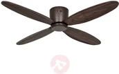 Wentylatory sufitowe - Casa Fan Eco Plano II 132 brąz orzech - miniaturka - grafika 1