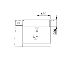Blanco NAYA XL 9 ANTRACYT 521811 - Zlewozmywaki - miniaturka - grafika 7
