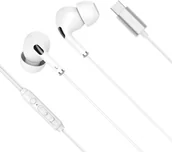 Słuchawki - Kruger&Matz C1 USB-C białe - miniaturka - grafika 1