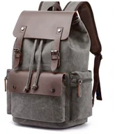 Torby na laptopy - Plecak Markroyal na laptopa 15,6 vintage płótno sz - miniaturka - grafika 1