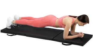 HMS PREMIUM MGS02 MATERAC GIMNASTYCZNY SKŁADANY 1800x600MM BLACK PREMIUM abi-17-44-281-0 - Wyposażenie sportowe i gimnastyczne - miniaturka - grafika 5