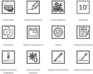 Laveo Zlewozmywak granitowy BARBADOS czarny SBB_713T SBB_713T - Zlewozmywaki - miniaturka - grafika 2