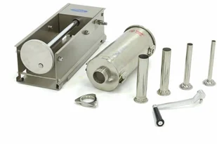 MAXIMA Nadziewarka do kiełbas Maxima 5L - Poziomo - Stal nierdzewna - 4 tuby do napełniania MAXIMA 09300468 09300468 09300468 - Artykuły masarskie - miniaturka - grafika 4