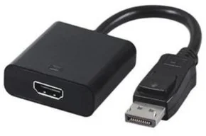 Gembird adapter Displayport(M) -> HDMI(F) 10cm black A-DPM-HDMIF-002 - Kable - miniaturka - grafika 4