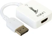 Adaptery i przejściówki - Lindy Adapter AV Converter HDMI to DisplayPort 4K 3840x2160 HDMI 2160p30 and DVI 1920x1200 DP 1.2a compatible 38146 - miniaturka - grafika 1