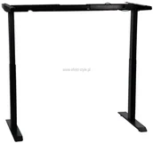 Fotele i krzesła biurowe - Import S Stelaż elektryczny dwusilnikowy EF-UT04-2T/B-czarny - miniaturka - grafika 1