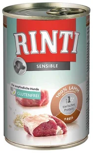 Rinti Sensible jagnięcina i ryż 400g - Mokra karma dla psów - miniaturka - grafika 3