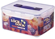 Pojemniki kuchenne - LOCK & LOCK Lock & Lock pojemnik do przechowywania żywności, z rączką i kratką ociekową, z tworzywa sztucznego, dostępne rożne rozmiary, 6,5 l HPL883 - miniaturka - grafika 1