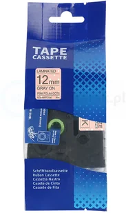 Brother strefadrukarek.pl Taśma TZe-MPPD36 12mm x 4m ozdobna kropki na różowym szary nadruk - zamiennik| OSZCZĘDZAJ DO 80% - ZADZWOŃ! 730811399 PROMOCJA! TZE-MPPD36 - Taśmy do drukarek barwiące - miniaturka - grafika 2